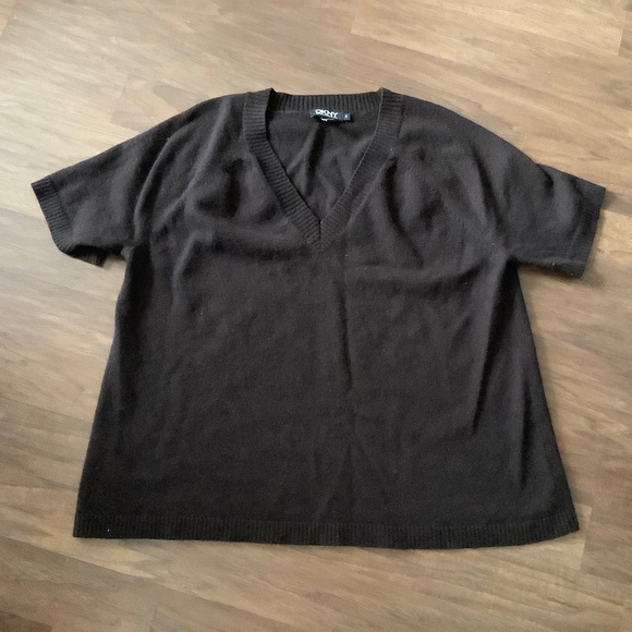 DKNY cashemiere short sleeves sweater - Picture 1 of 11